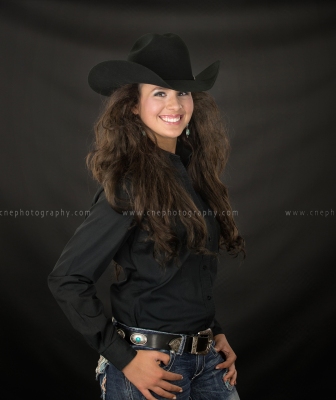 Miss HS rodeo pageant contestant